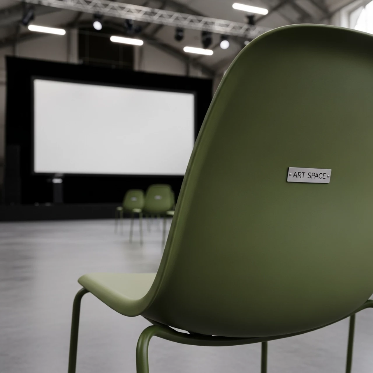 Аренда Кресло пластиковое Sky Pro оливковый в Red Arena — ART SPACE