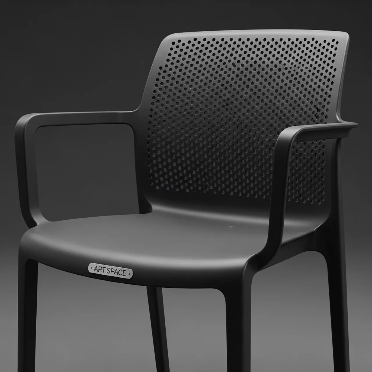 Аренда Кресло пластиковое темно серое Sky Pro в Swissôtel Resort Sochi Kamelia — ART SPACE