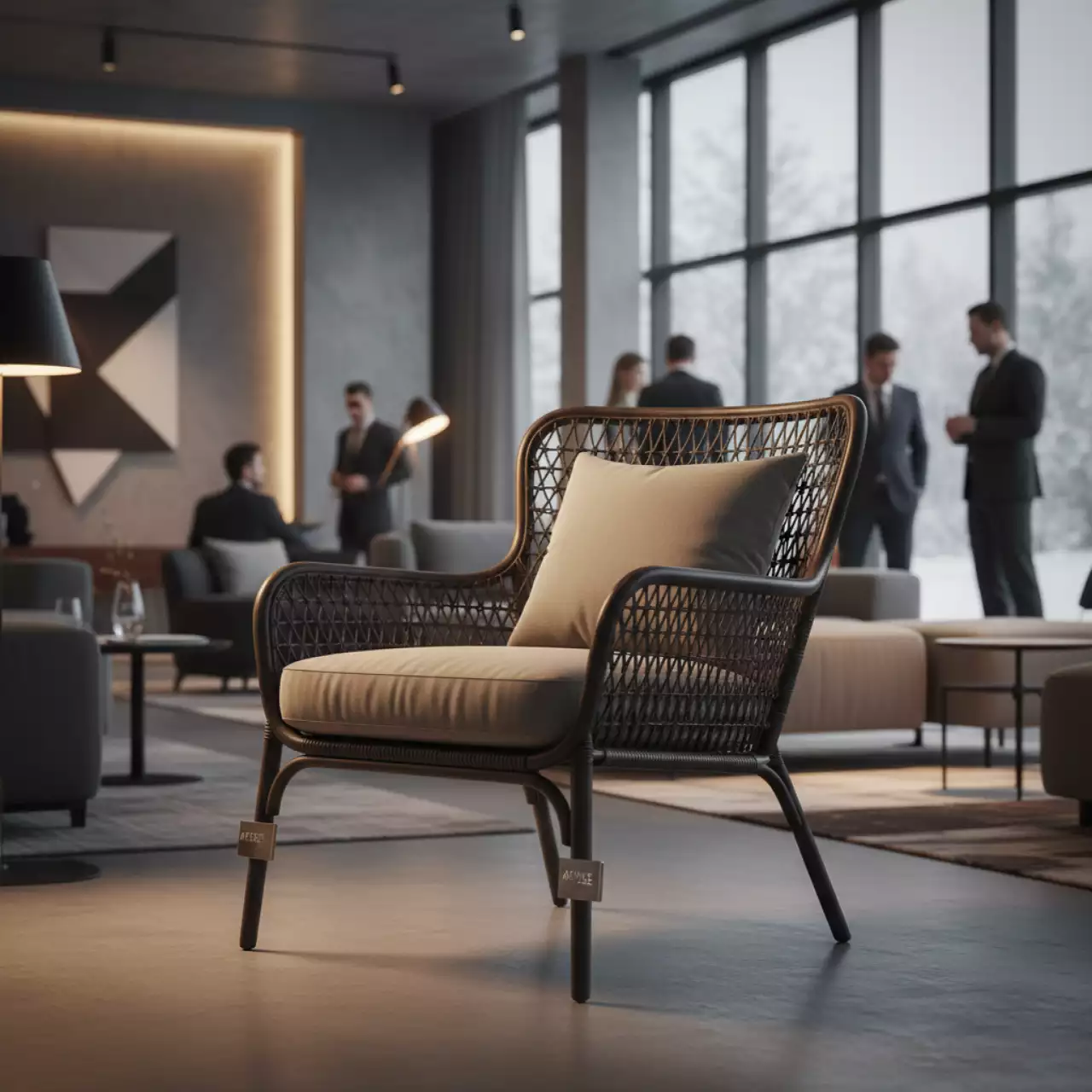 Аренда Кресло плетеное из ротанга Кения в Alpha Sirius — ART SPACE