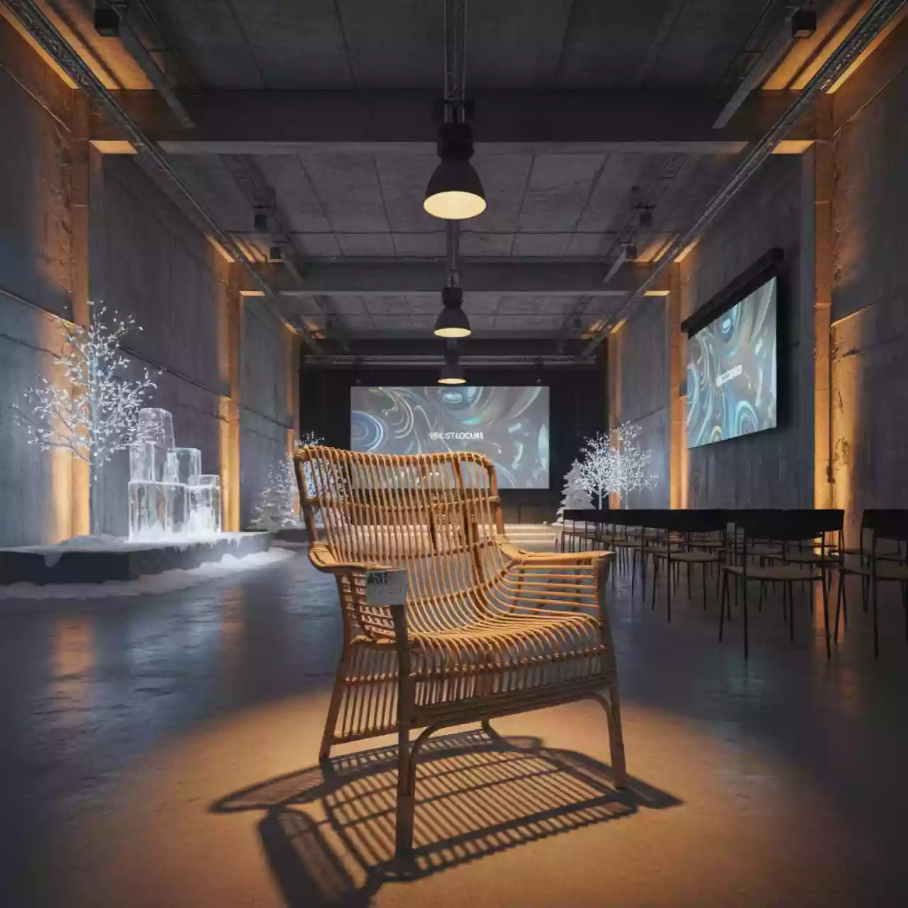 Аренда Кресло плетеное из ротанга Kenya в VK Stadium Sirius — ART SPACE