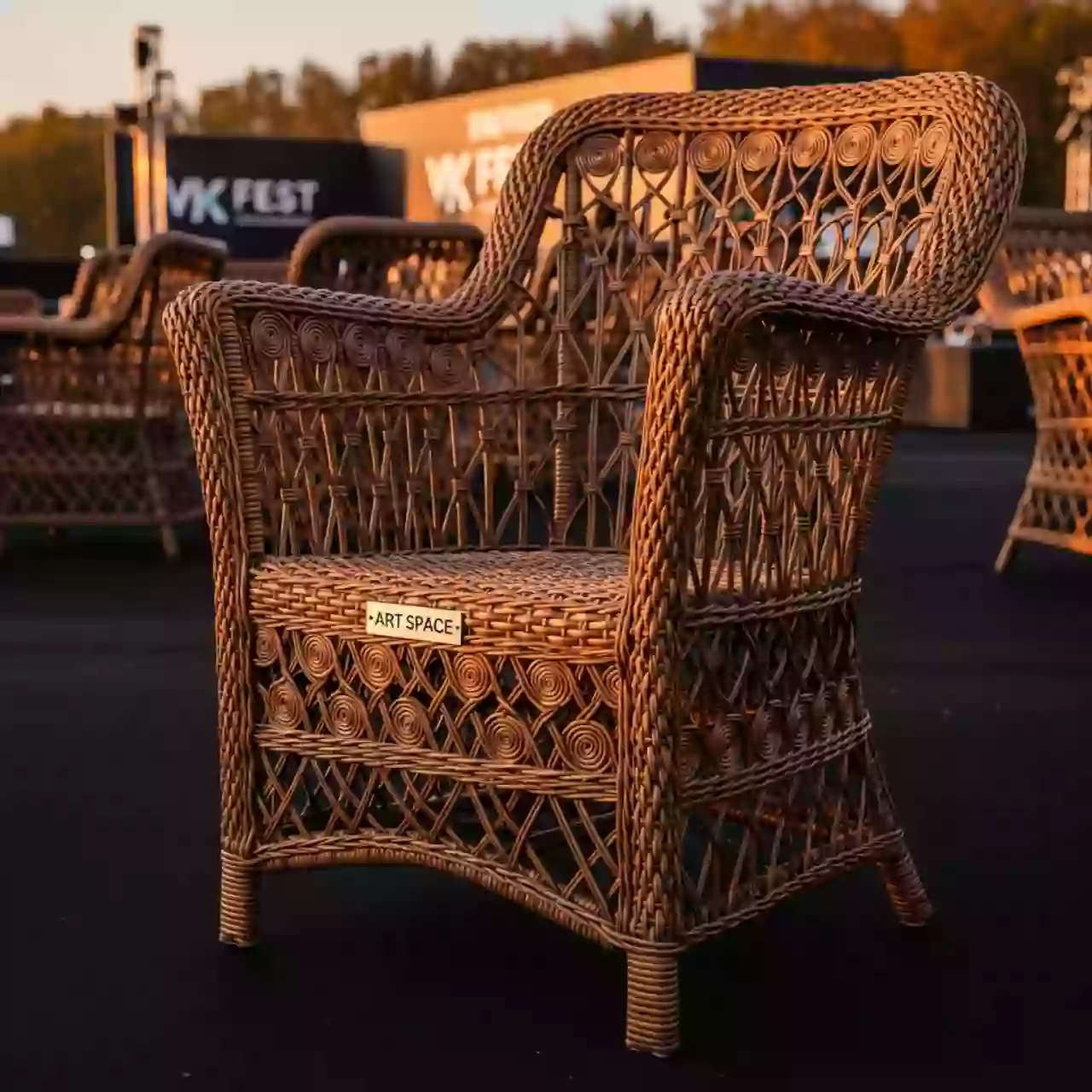 Аренда Кресло плетеное Jandia в Radisson Blu Resort & Congress Centre — ART SPACE