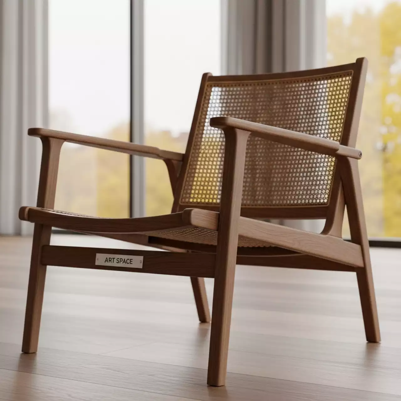 Аренда Кресло плетеное Пеланги К браун в Gamma Sirius — ART SPACE