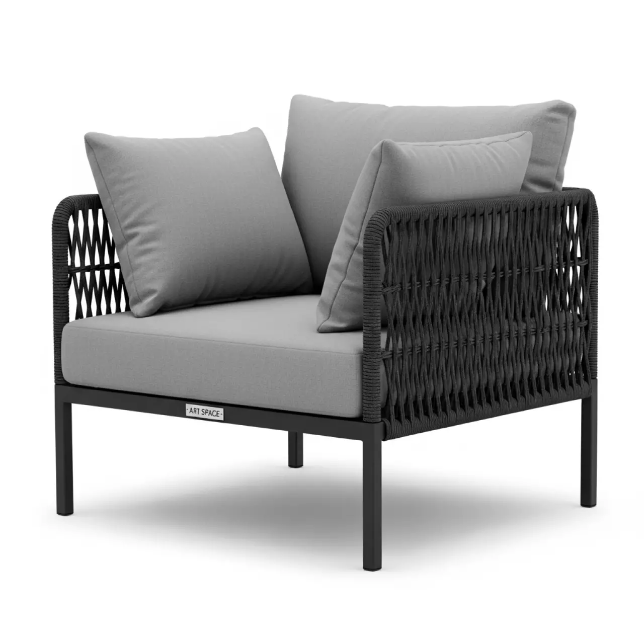 Аренда Кресло плетеное с подушками Etna в Gamma Sirius — ART SPACE