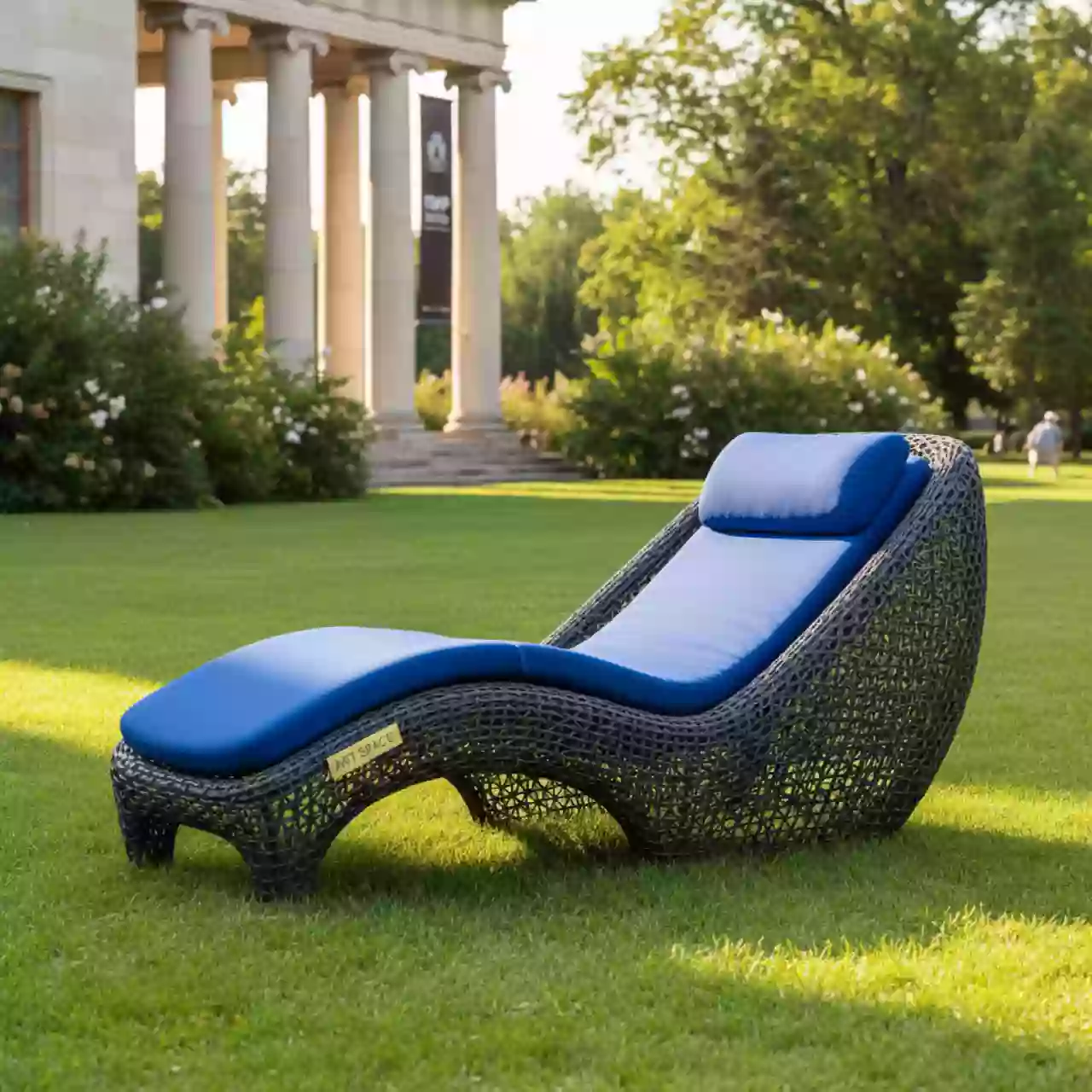 Аренда Кресло плетеное с подушками Olimpia в усадьбе Голицына — ART SPACE