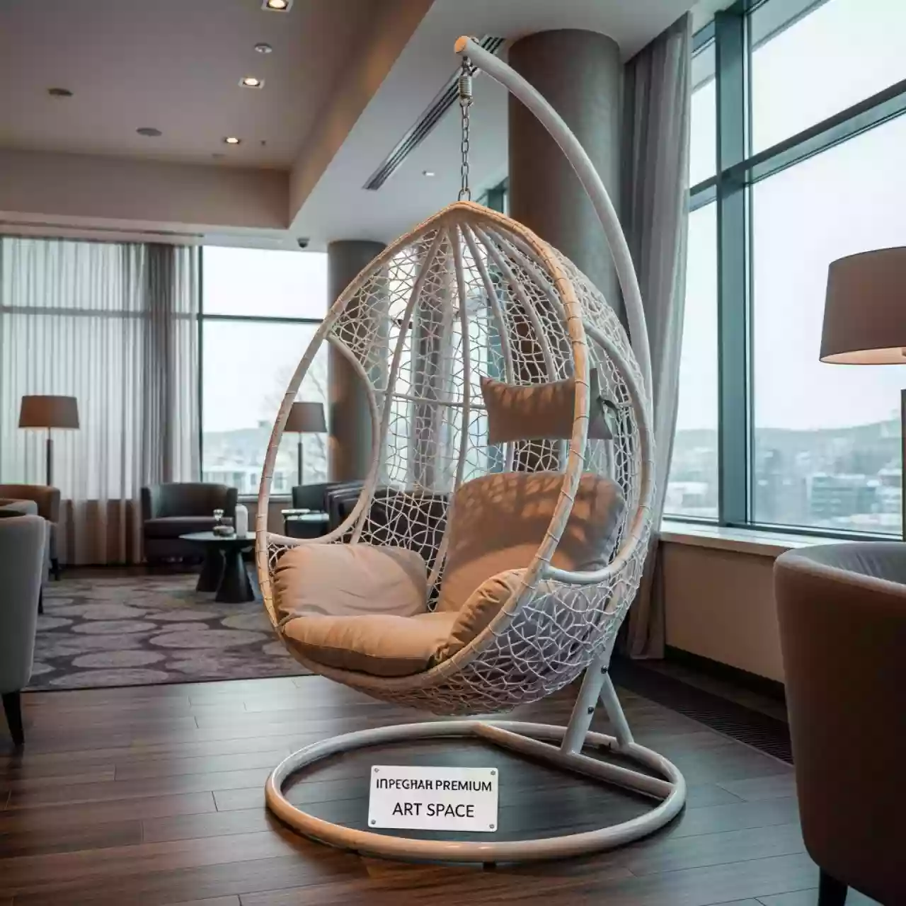 Аренда Кресло подвесное AFM 170B L белое в City Park Hotel Sochi — ART SPACE