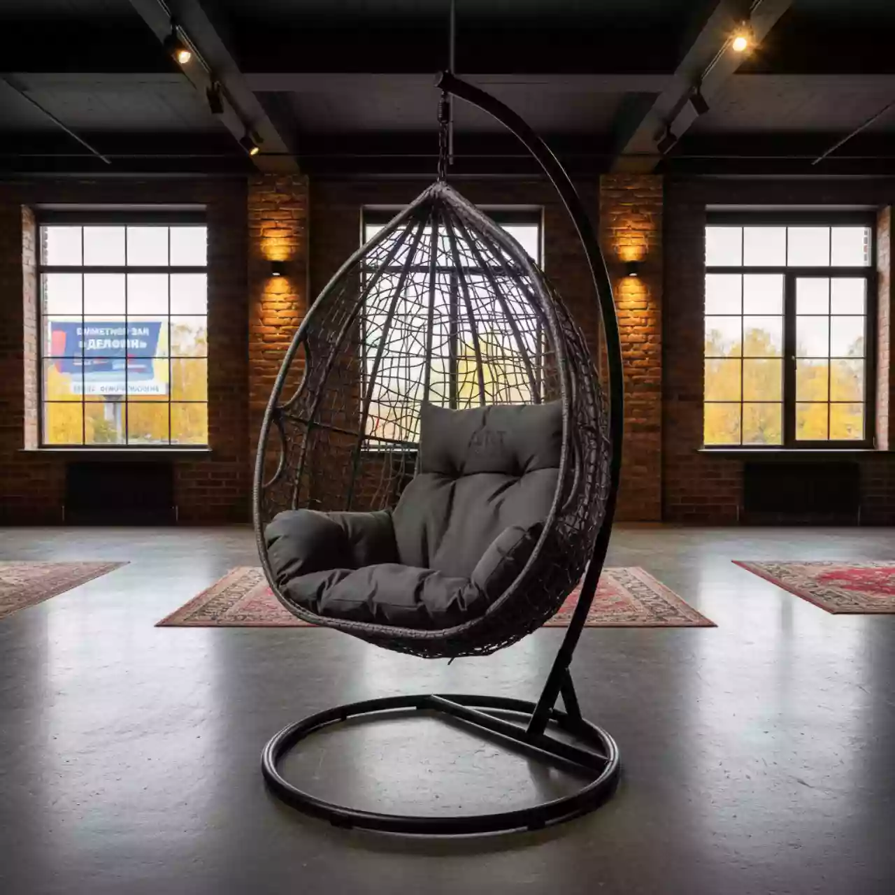 Аренда Кресло подвесное AFM 178C L цвет серый в банкетном зале «Дельфин» — ART SPACE