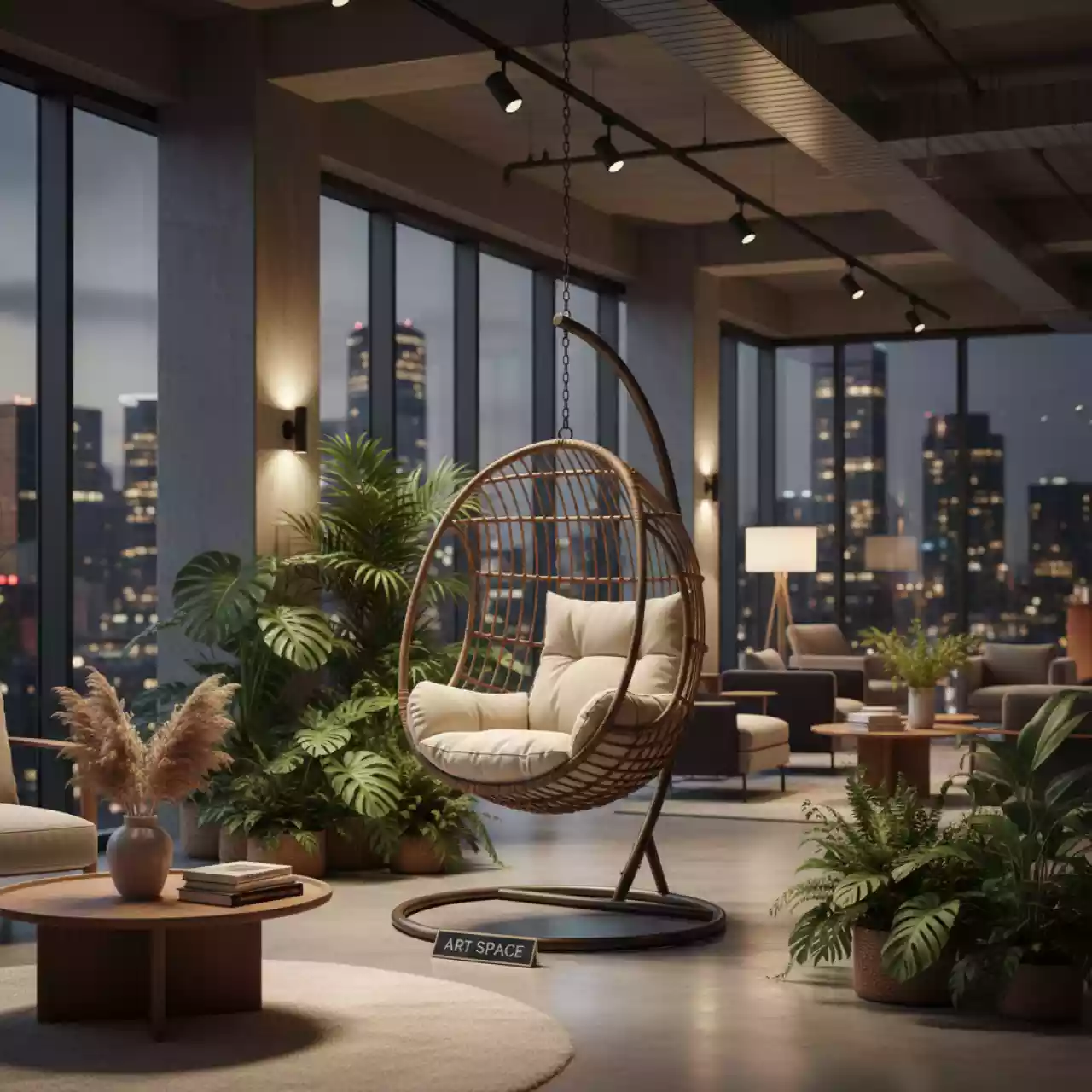 Аренда Кресло подвесное AFM 250B коричневое в Gamma Sirius — ART SPACE