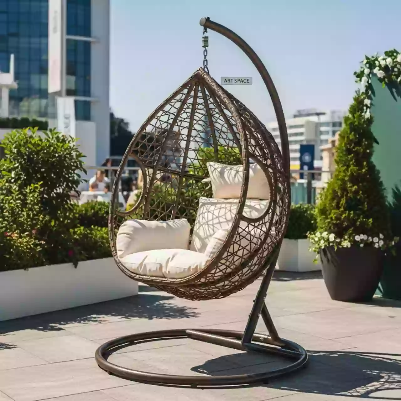 Аренда Кресло подвесное AFM 300A цвет лозы в Bridge Resort — ART SPACE