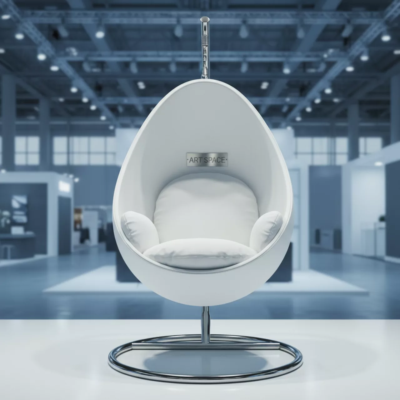 Аренда Кресло подвесное N886 W71 белое на арене «Фишт» — ART SPACE