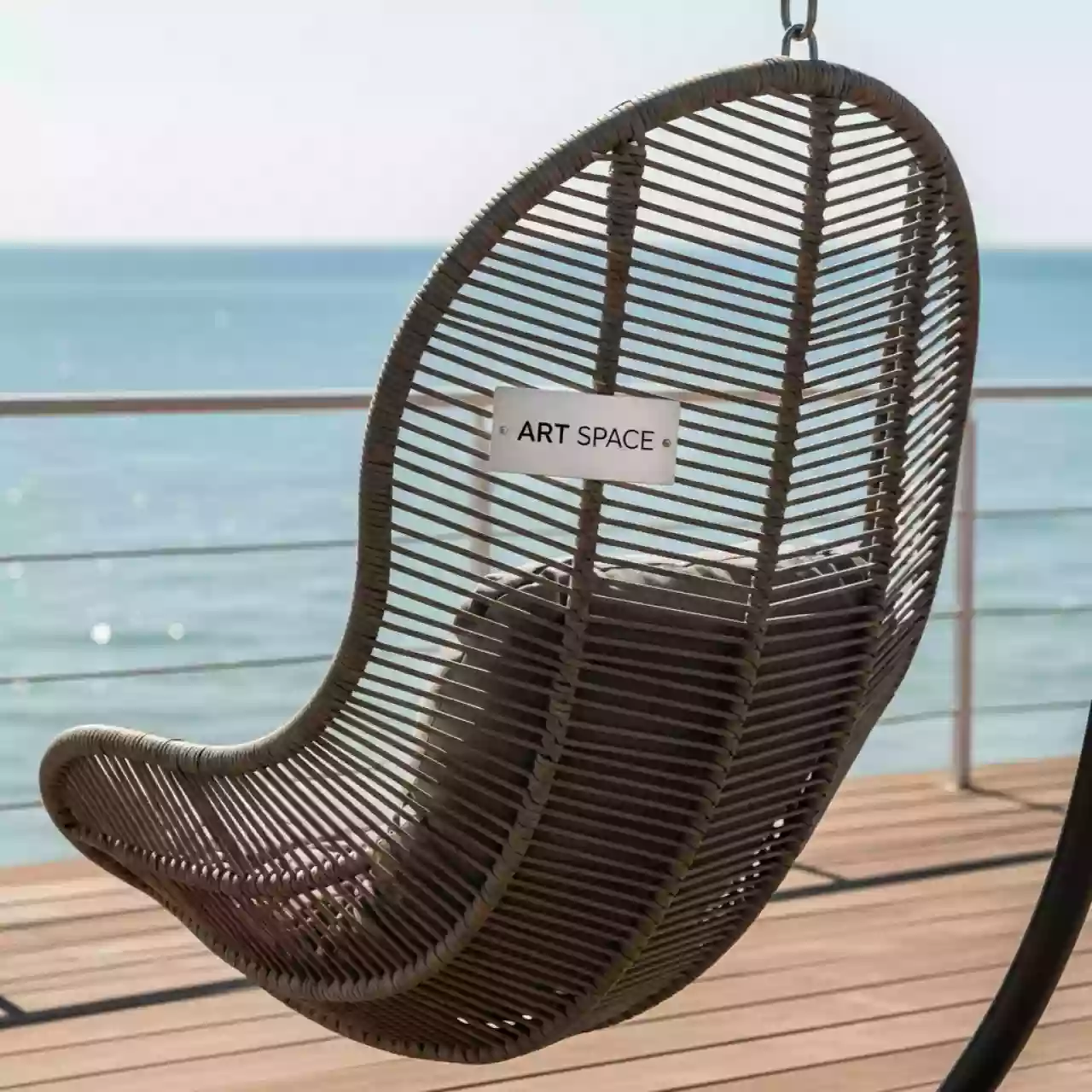 Аренда Кресло подвесное плетеное Leaf на парусной регате (Сочи) — ART SPACE