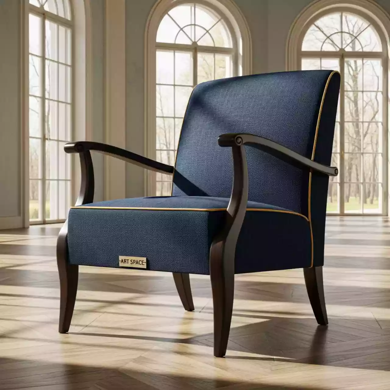 Аренда Кресло Посейдон с обивкой в усадьбе Голицына — ART SPACE