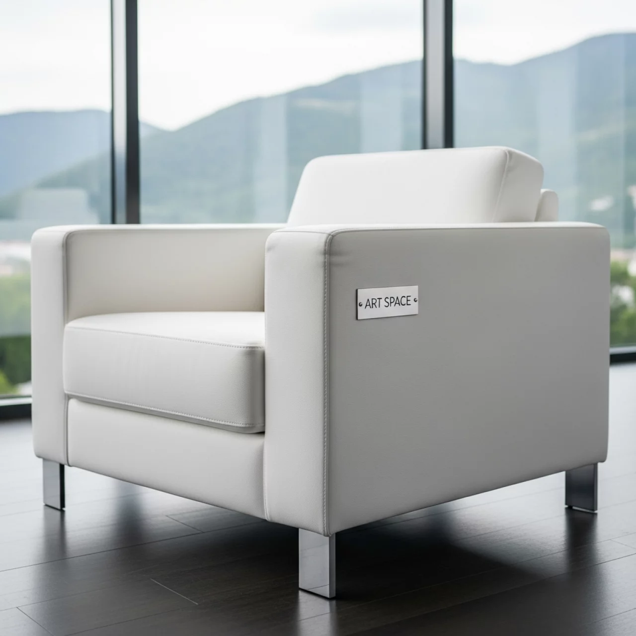 Аренда Кресло Премьер белое из экокожи в Green Flow Hotel — ART SPACE