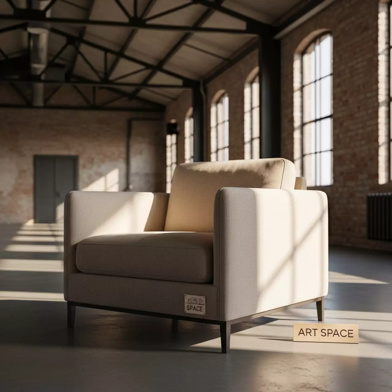 Аренда Кресло Primera бежевое в Зале органной и камерной музыки — ART SPACE