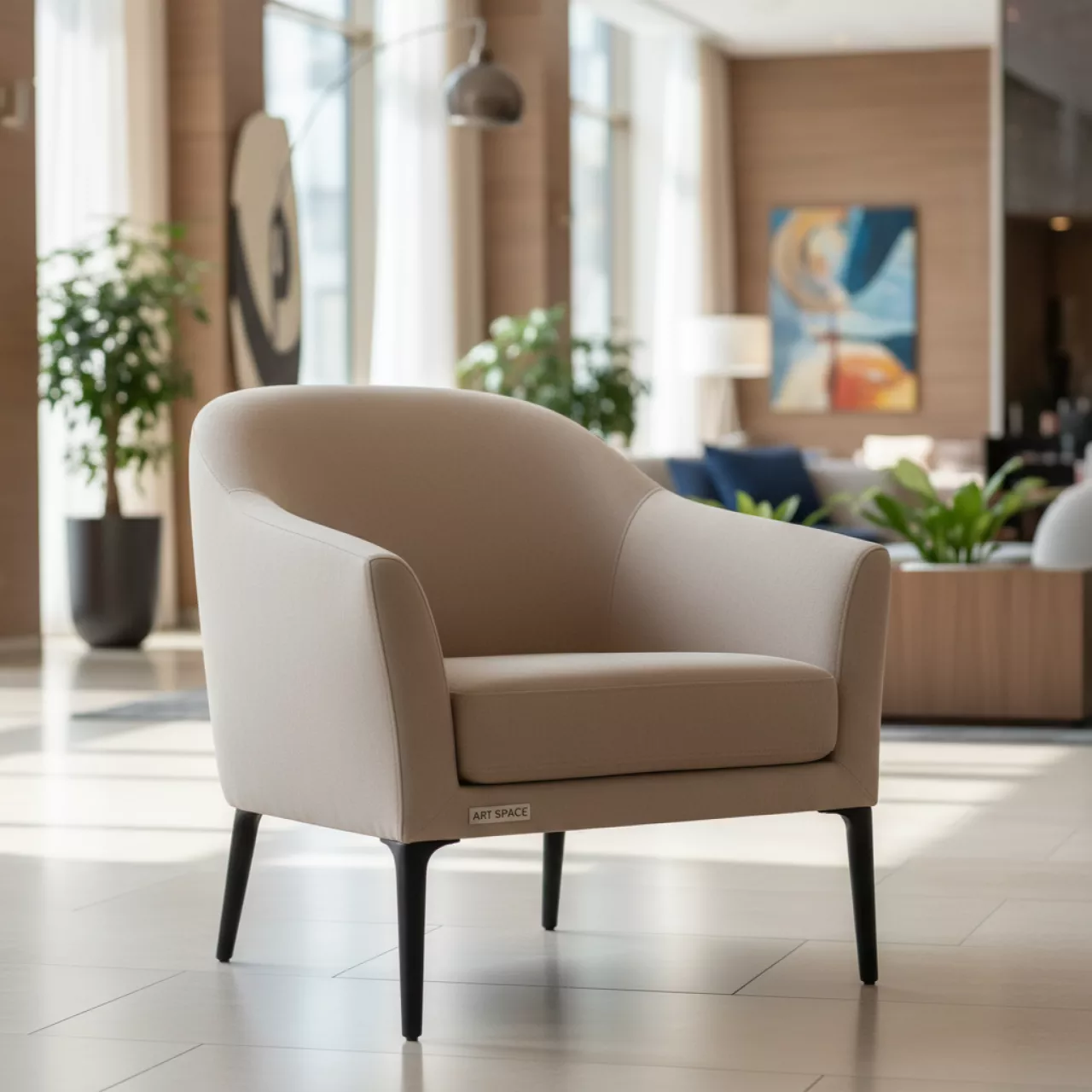 Аренда Кресло Prive бежевое в Mövenpick Hotel — ART SPACE