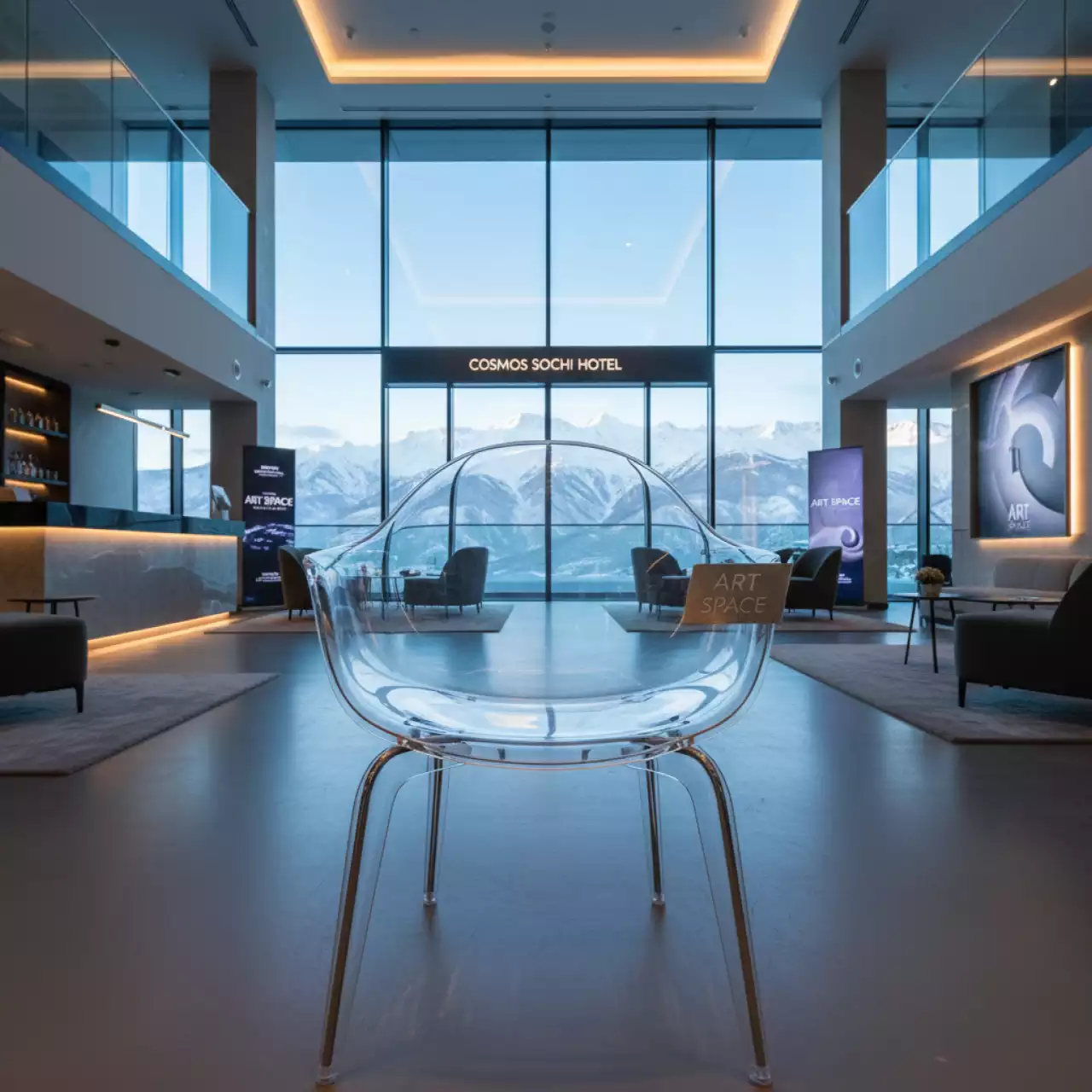 Аренда Кресло прозрачное Opal ML в Cosmos Sochi Hotel — ART SPACE