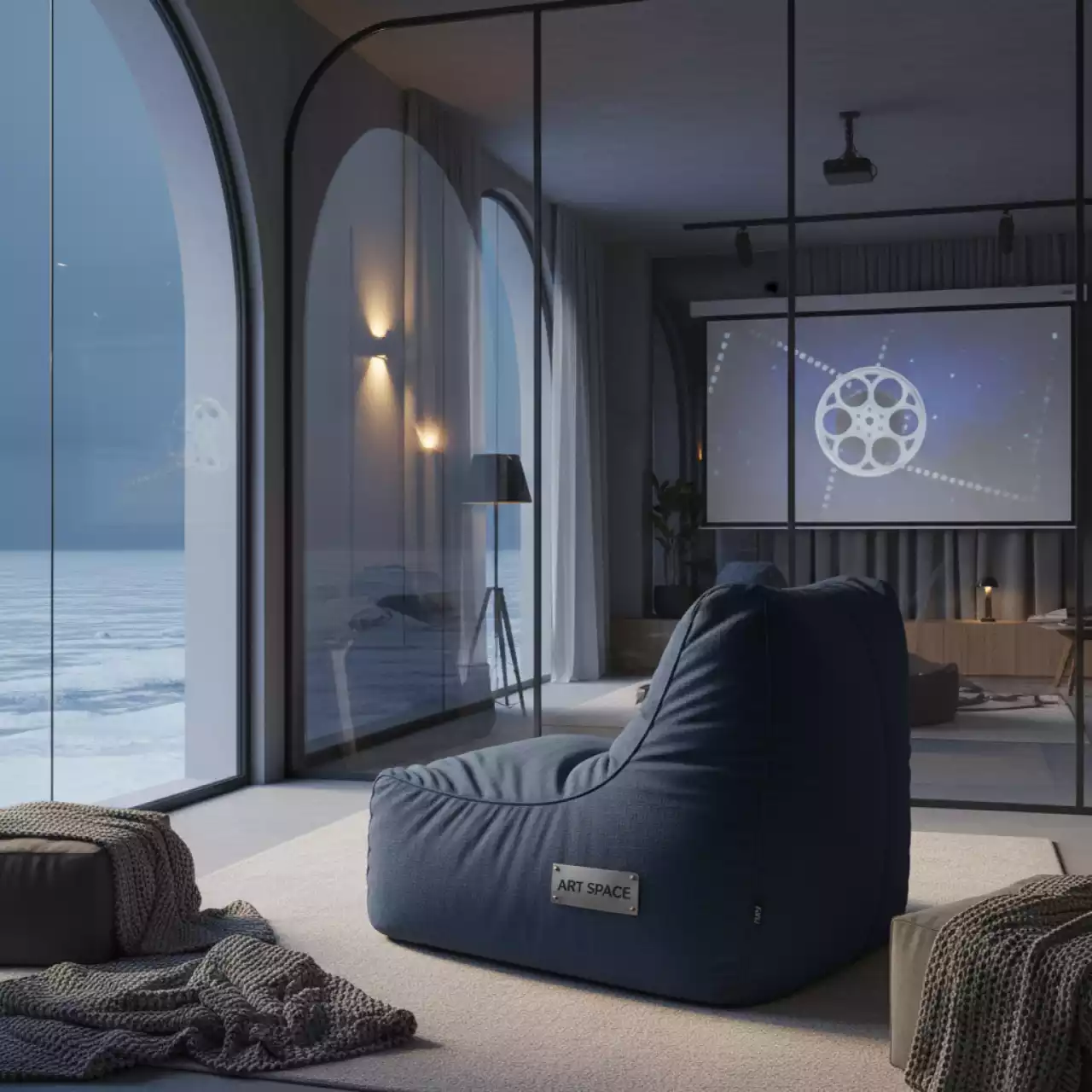 Аренда Кресло пуф для пляжа Sparrow в комплексе Sea Galaxy — ART SPACE