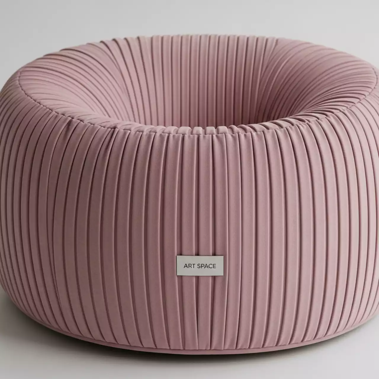 Аренда Кресло пуф вельвет розовое в ресторане «Sanremo» — ART SPACE