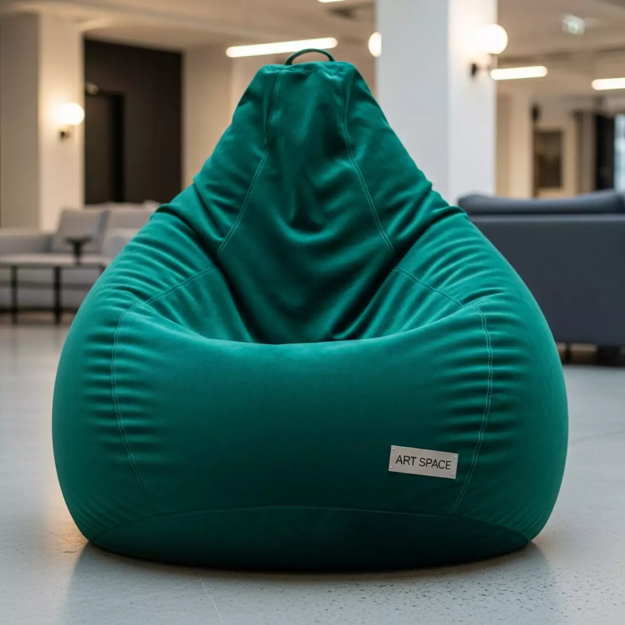 Аренда Кресло пуф зеленое Velvet R4E 00164 в Rodina Grand Hotel & SPA — ART SPACE