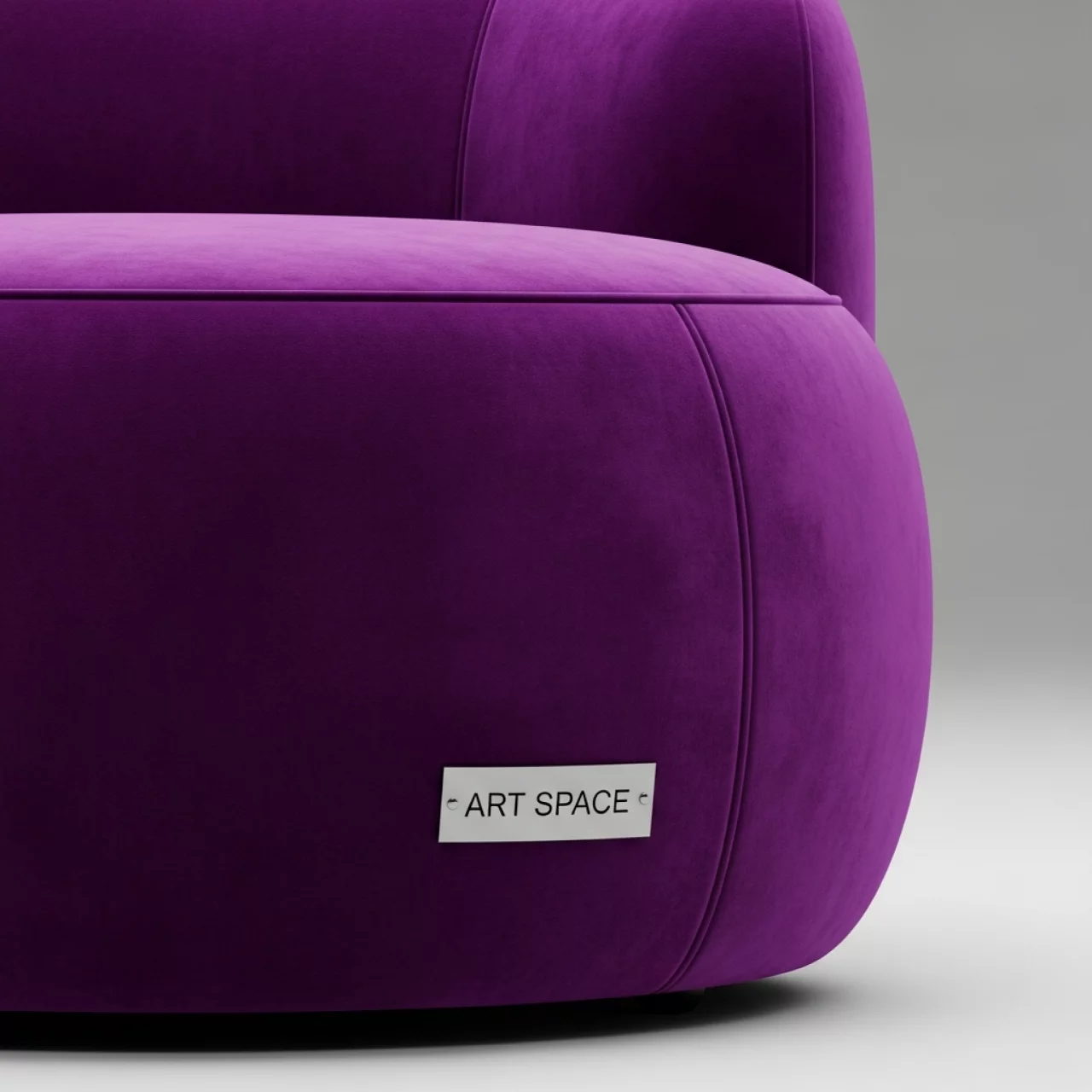 Аренда Кресло Purple Velvet Pouf R4E 00163 в Sport Inn Hotel & Wellness — ART SPACE