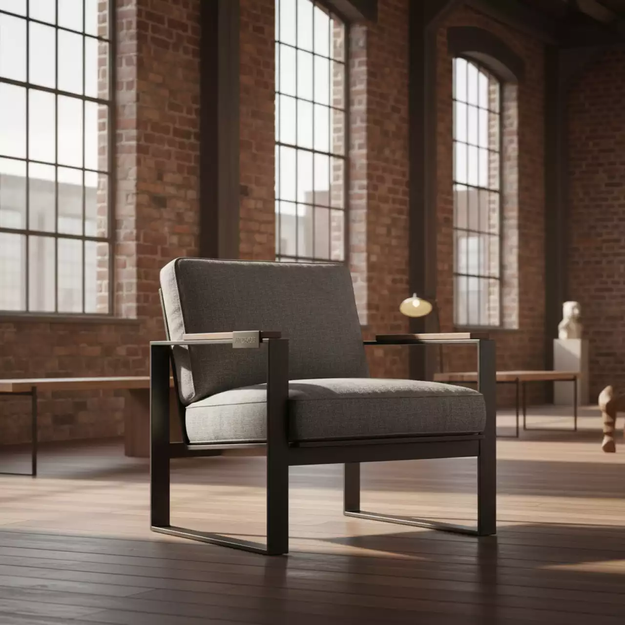 Аренда Кресло раскладное серое Flint в лофте «Студия 21» — ART SPACE