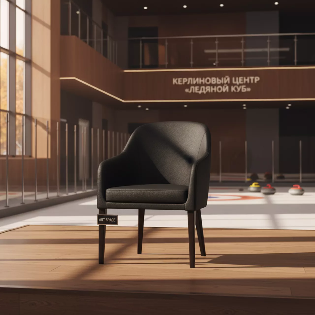 Аренда Кресло Royal Collection Starlight Black в Керлинговом центре «Ледяной куб» — ART SPACE