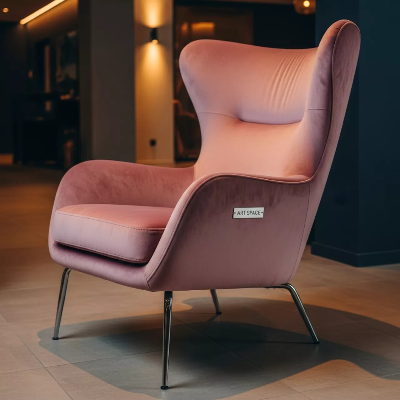 Аренда Кресло розовый вельвет Orion в Sport Inn Hotel & Wellness — ART SPACE