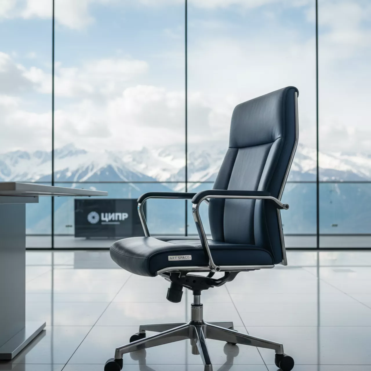 Аренда Кресло руководителя Imperial хром на курорте «Газпром» (Альпика) — ART SPACE