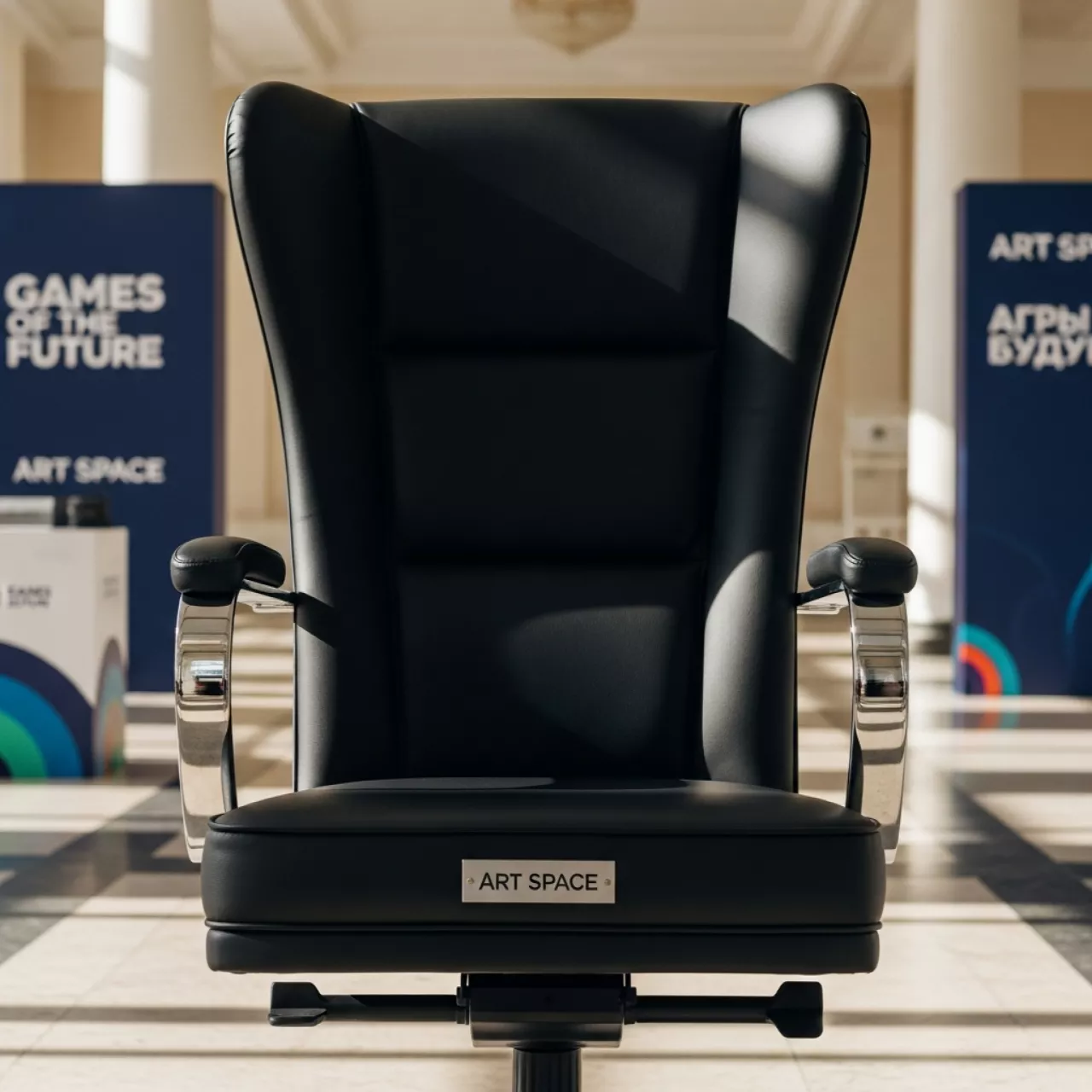 Аренда Кресло руководителя Veston черное в санатории «Октябрьский» — ART SPACE