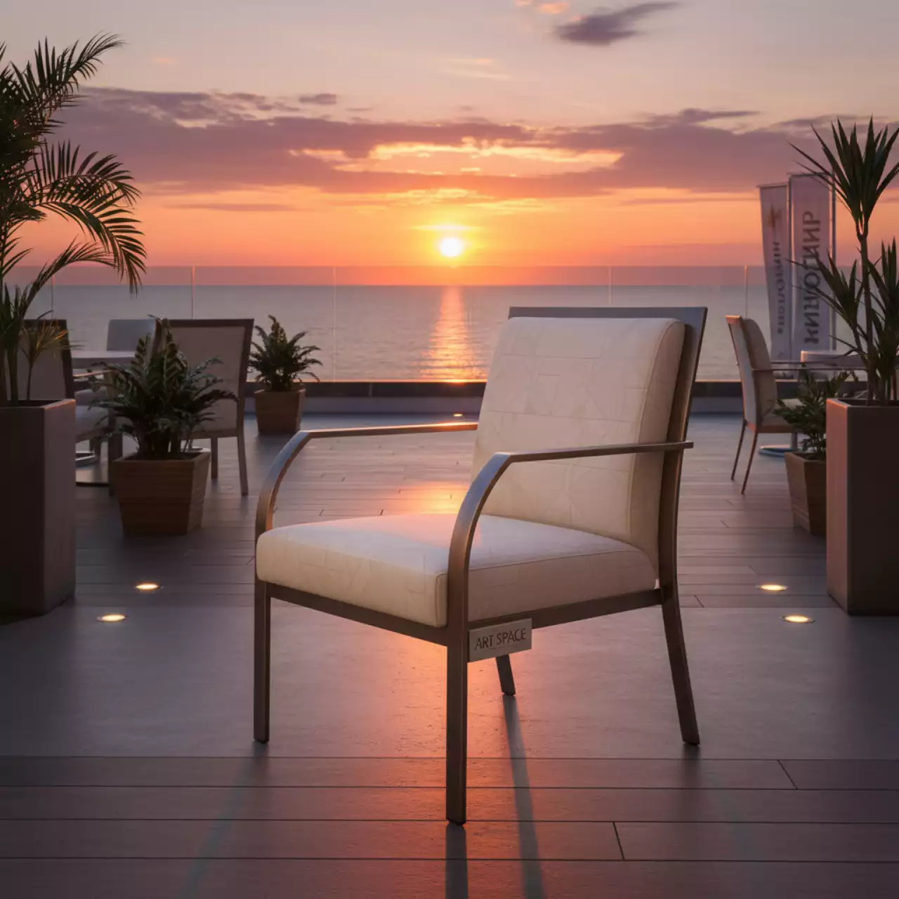 Аренда Кресло с обивкой Lisa Waterproof в Cosmos Sochi Hotel — ART SPACE