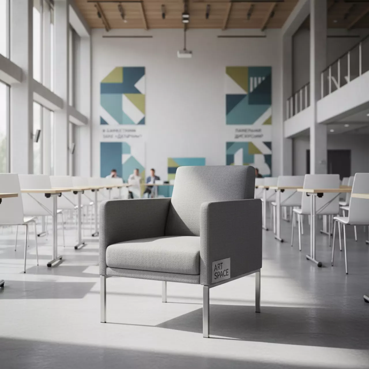 Аренда Кресло серое Bajanetti в банкетном зале «Дельфин» — ART SPACE