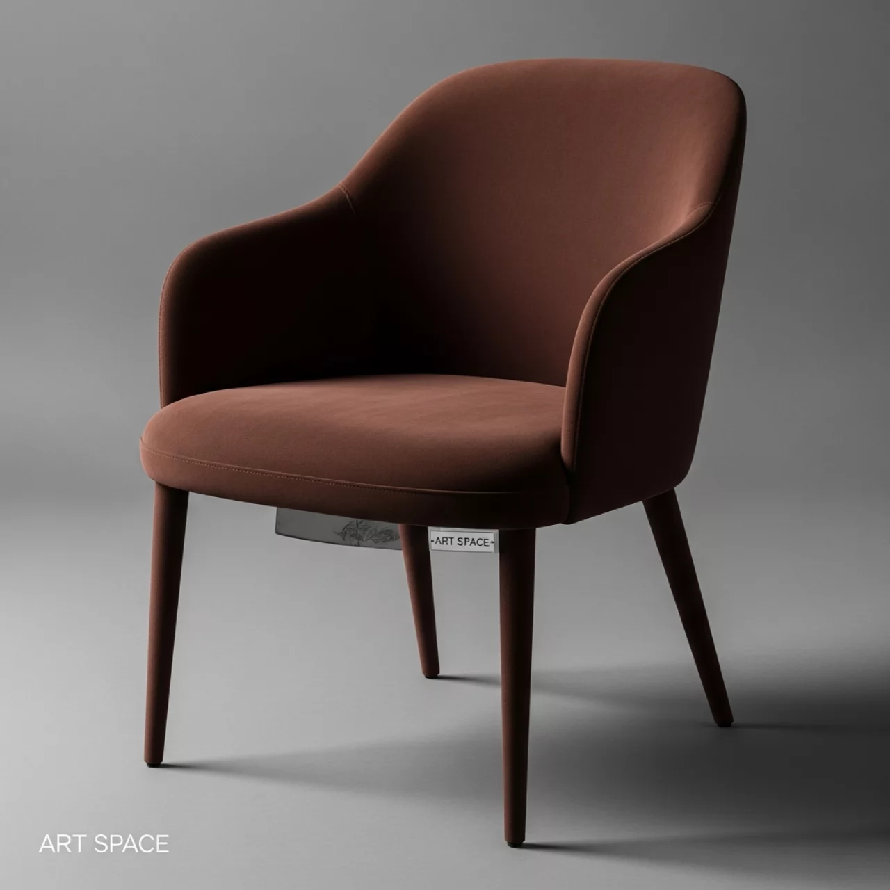 Аренда Кресло шоколадный велюр Virginia в ресторане «Плакучая Ива» — ART SPACE