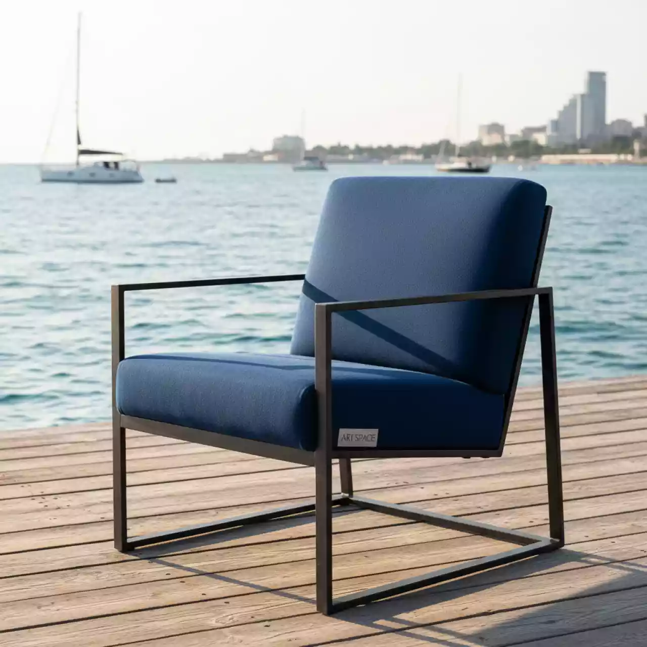 Аренда Кресло синее Абри на парусной регате (Сочи) — ART SPACE