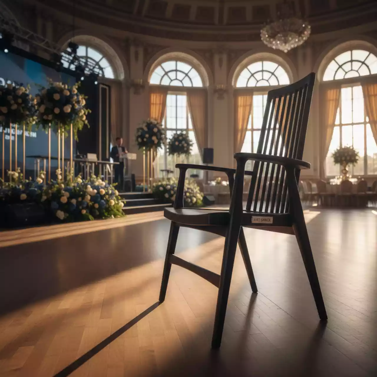 Аренда Кресло складное акация черное 88x57x107 см в конгресс-холле отеля Жемчужина — ART SPACE