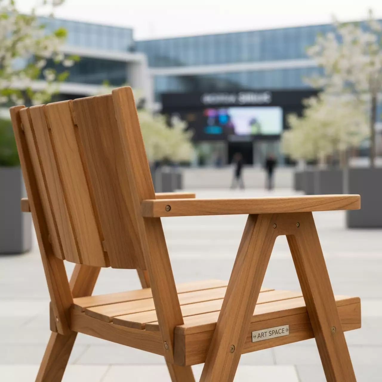 Аренда Кресло складное из акации в Omega Sirius — ART SPACE
