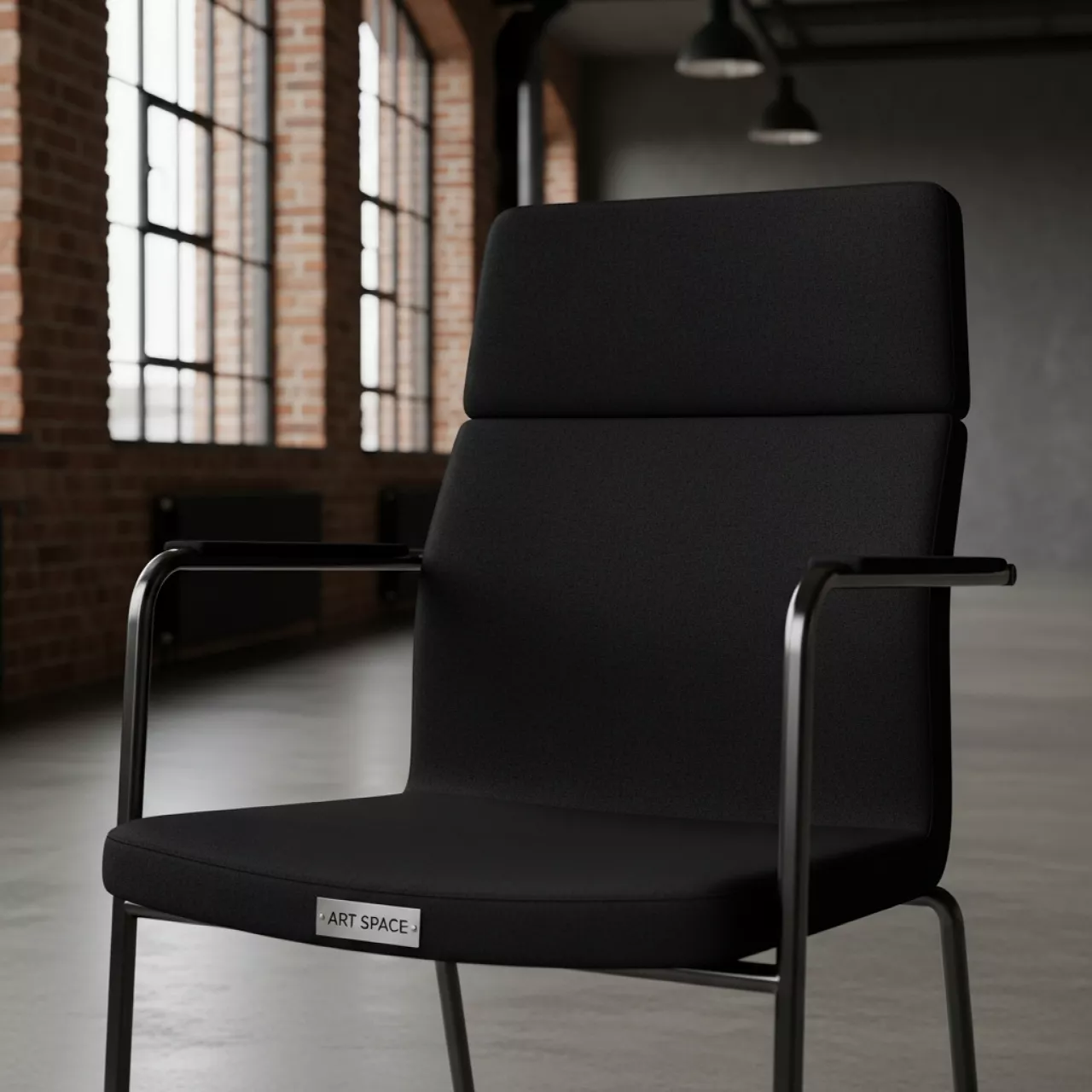 Аренда Кресло SkyLux черное в Mövenpick Hotel — ART SPACE