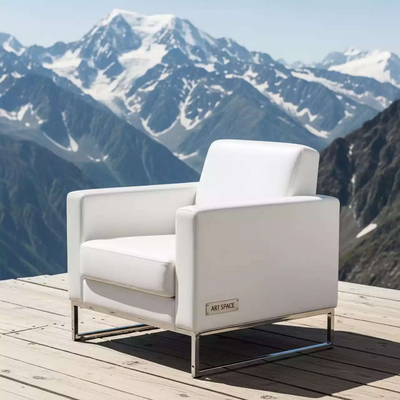 Аренда Кресло SkyLux White на площадке Rosa Peak (2320м) — ART SPACE