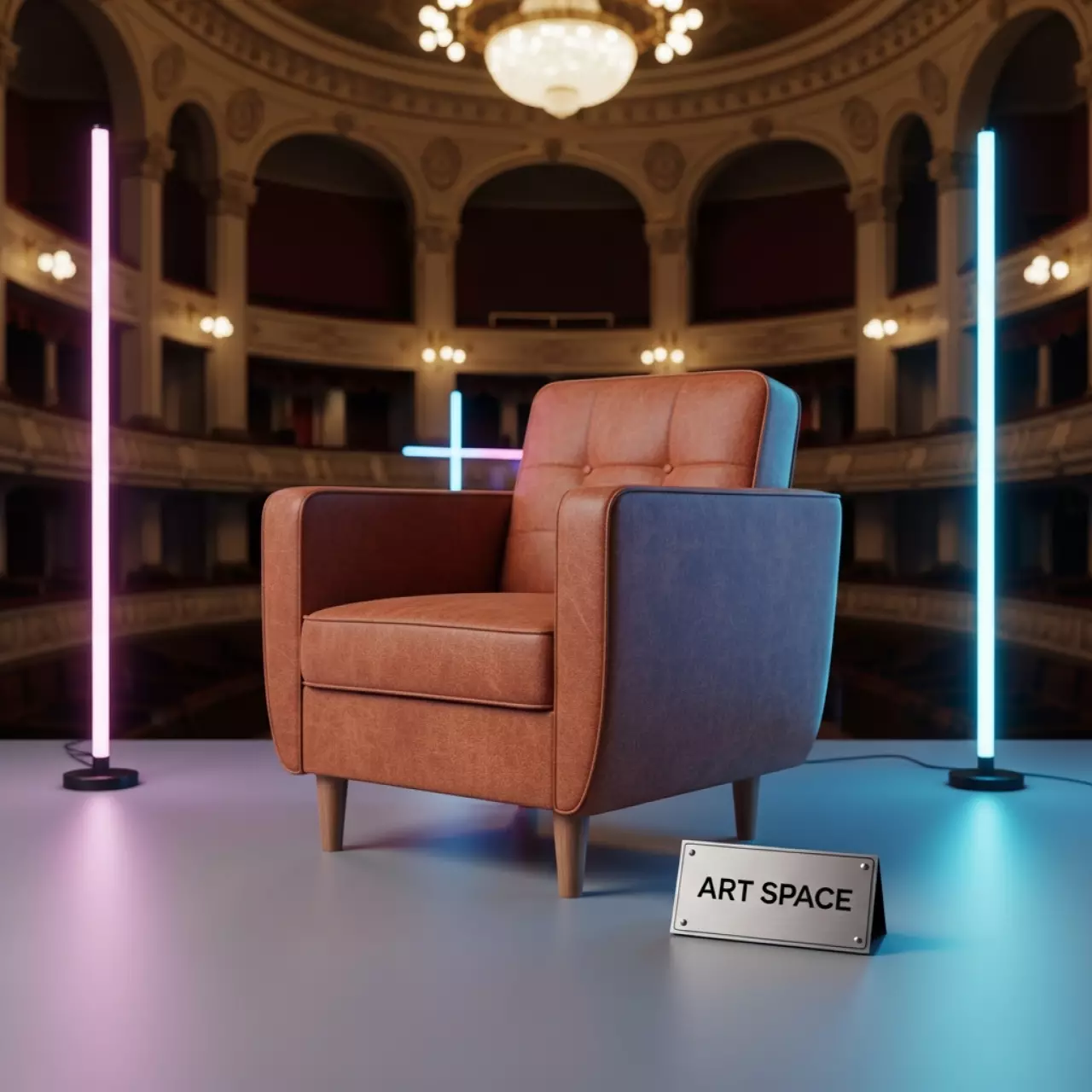 Аренда Кресло СССР малое в Зимнем театре — ART SPACE