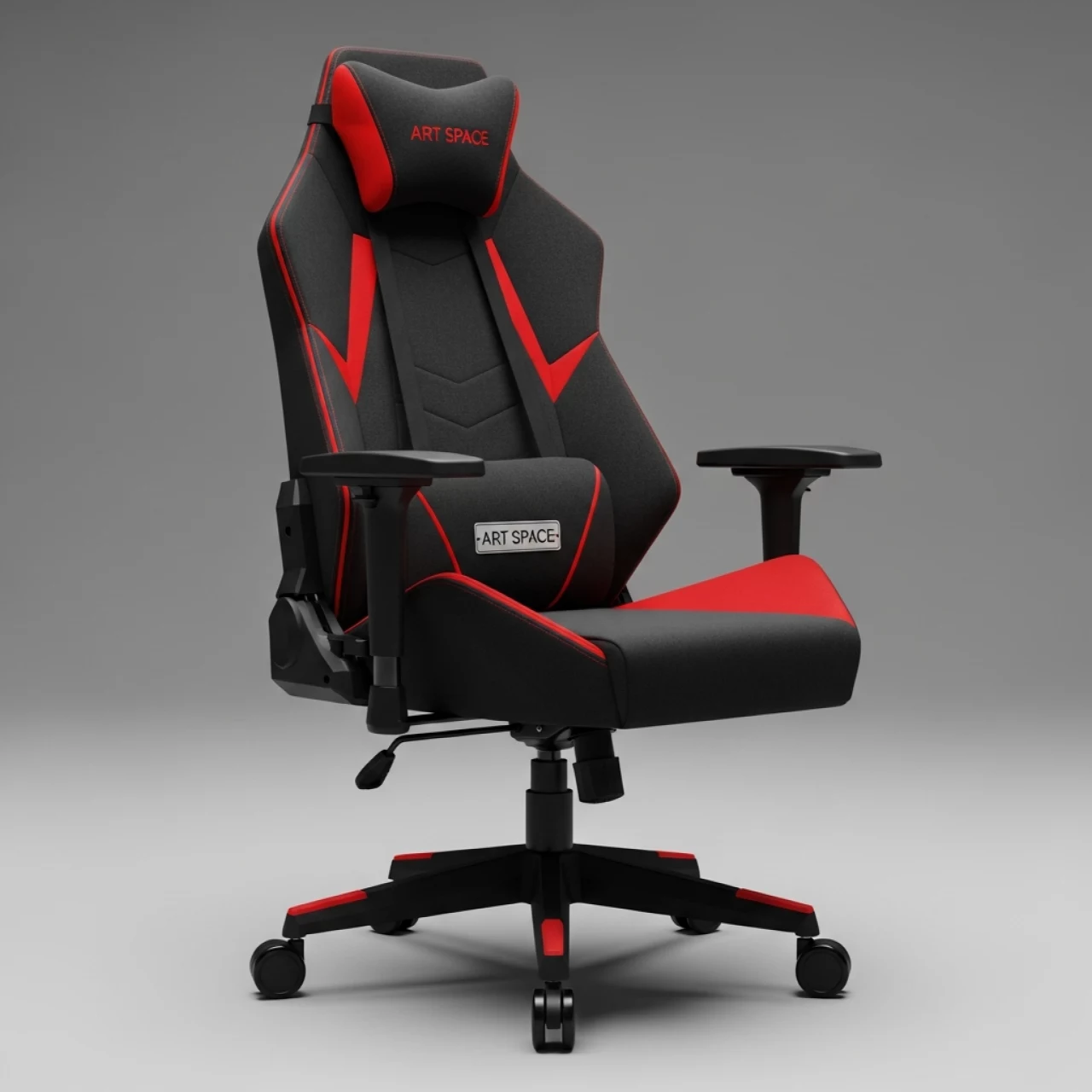 Аренда Кресло Stels T ткань черно красное в Маринс Парк Отеле — ART SPACE