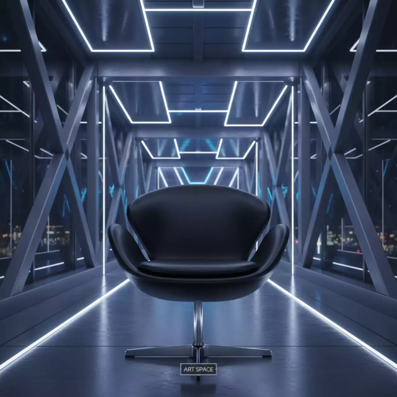 Аренда Кресло Swan черное в отеле Hyatt Regency Sochi — ART SPACE