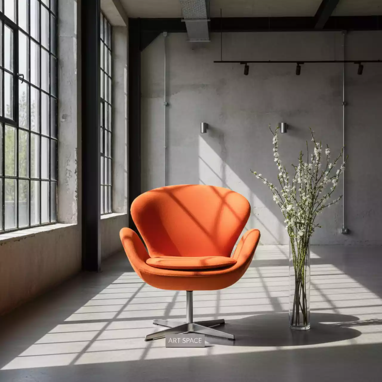 Аренда Кресло Swan orange в Rodina Grand Hotel & SPA — ART SPACE