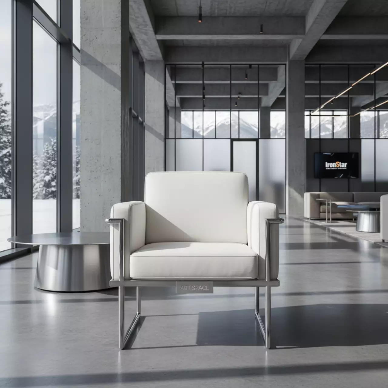 Аренда Кресло Тайм кожзам Nitro White в Swissôtel Resort Sochi Kamelia — ART SPACE