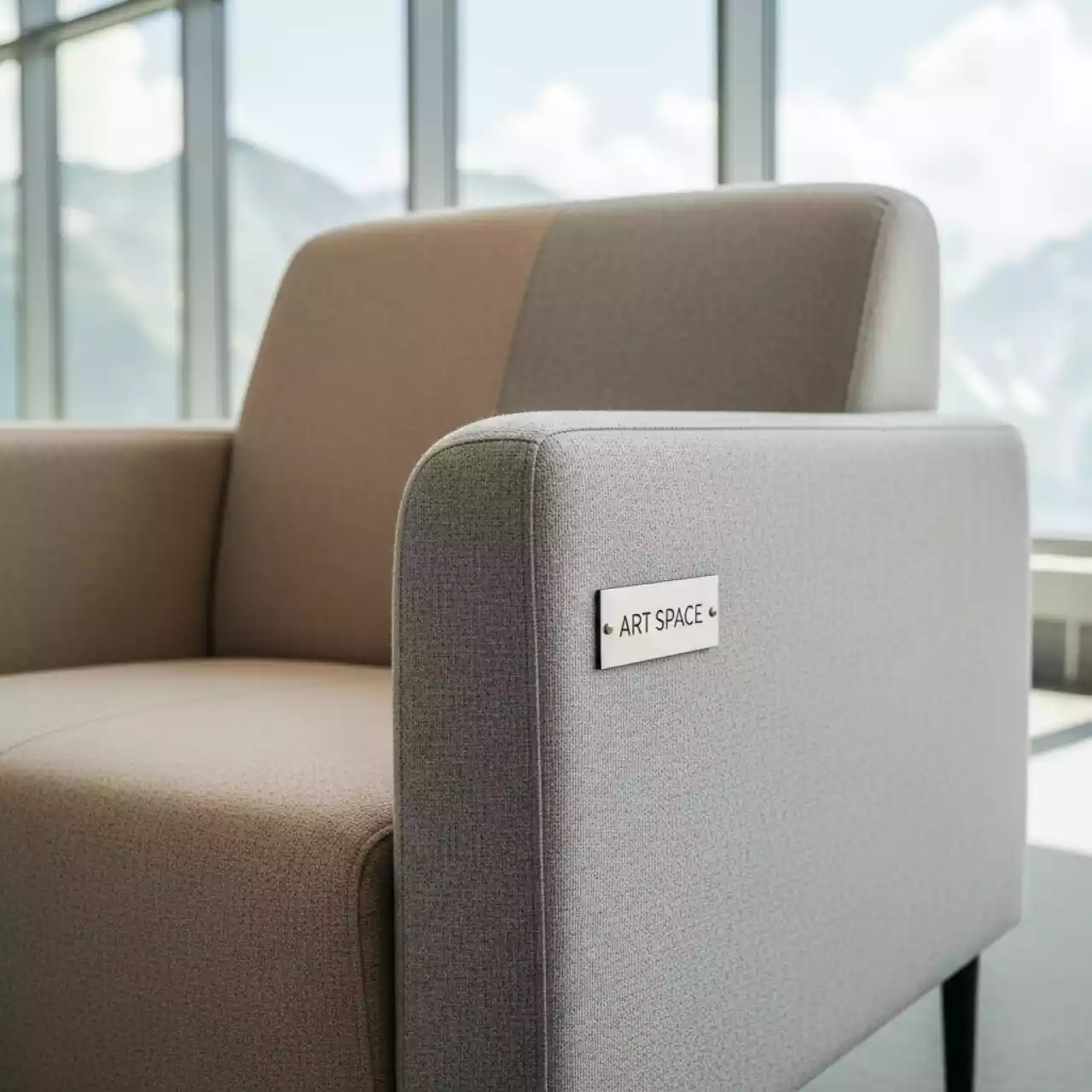 Аренда Кресло Teffi бежевый светло серый в Radisson Hotel Rosa Khutor — ART SPACE