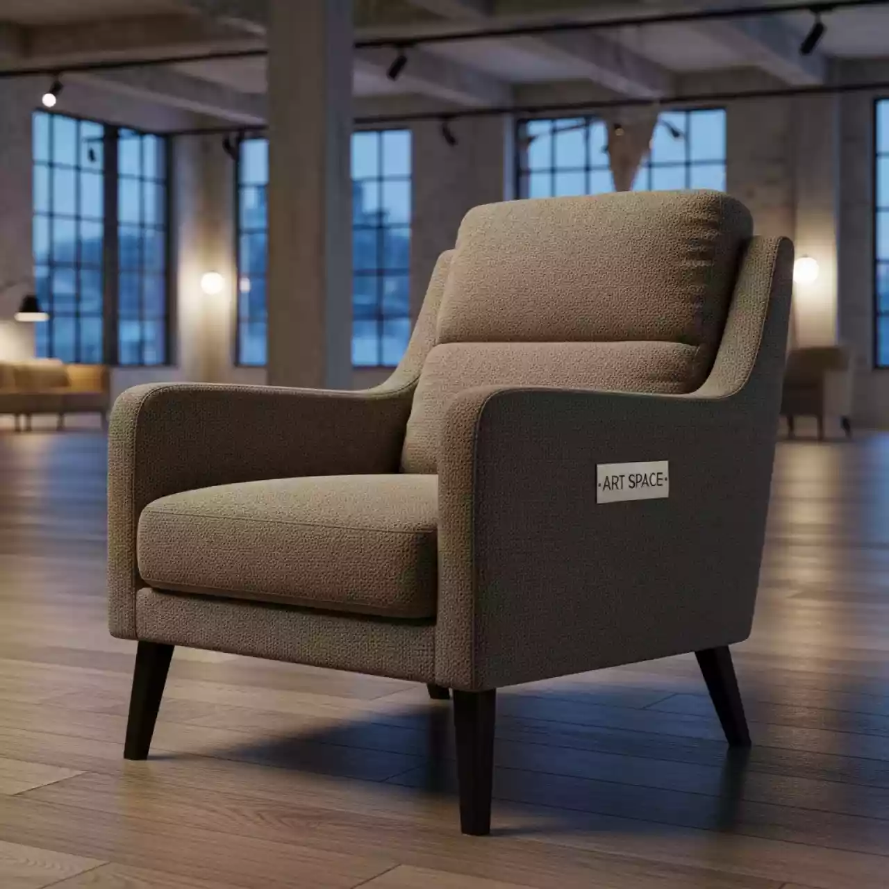 Аренда Кресло темно бежевое Forli в Маринс Парк Отеле — ART SPACE