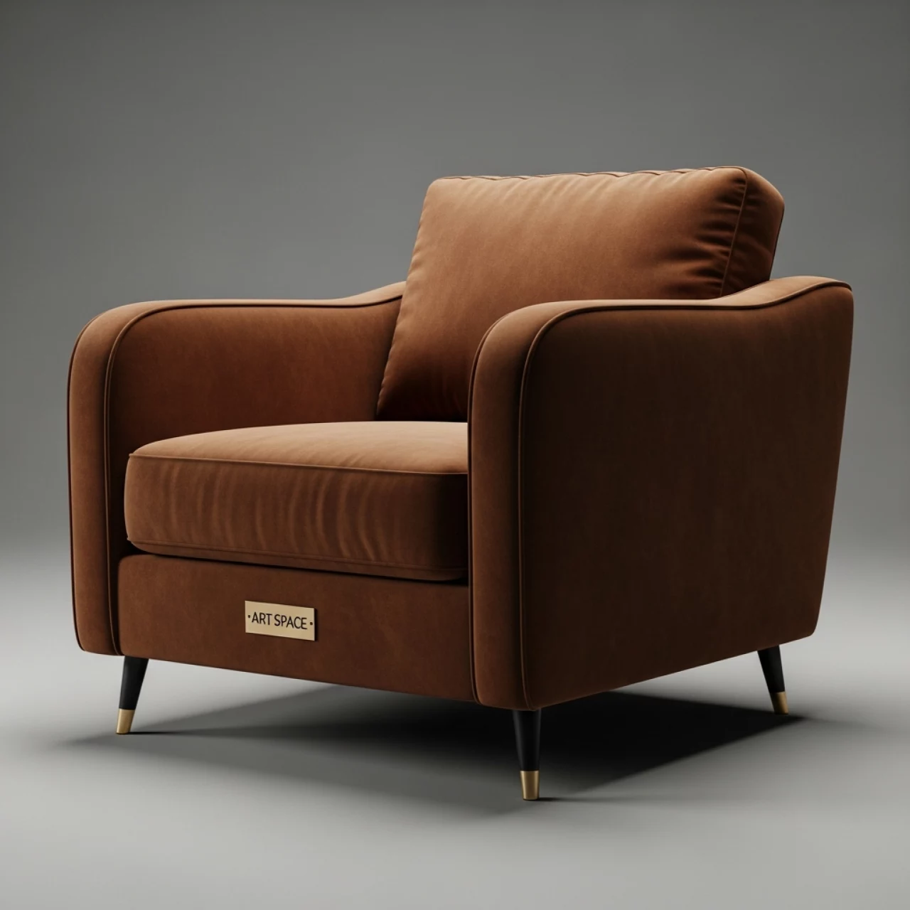 Аренда Кресло Teo XL цвета какао в Omega Sirius — ART SPACE