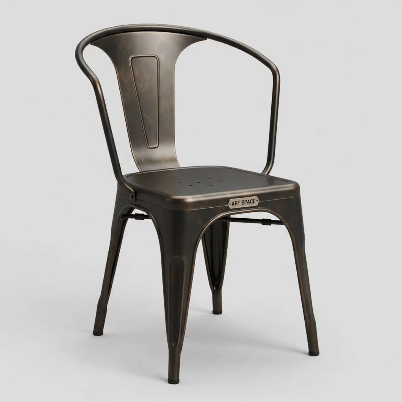 Аренда Кресло Tolix черный матовый патина на курорте «Газпром» (Альпика) — ART SPACE