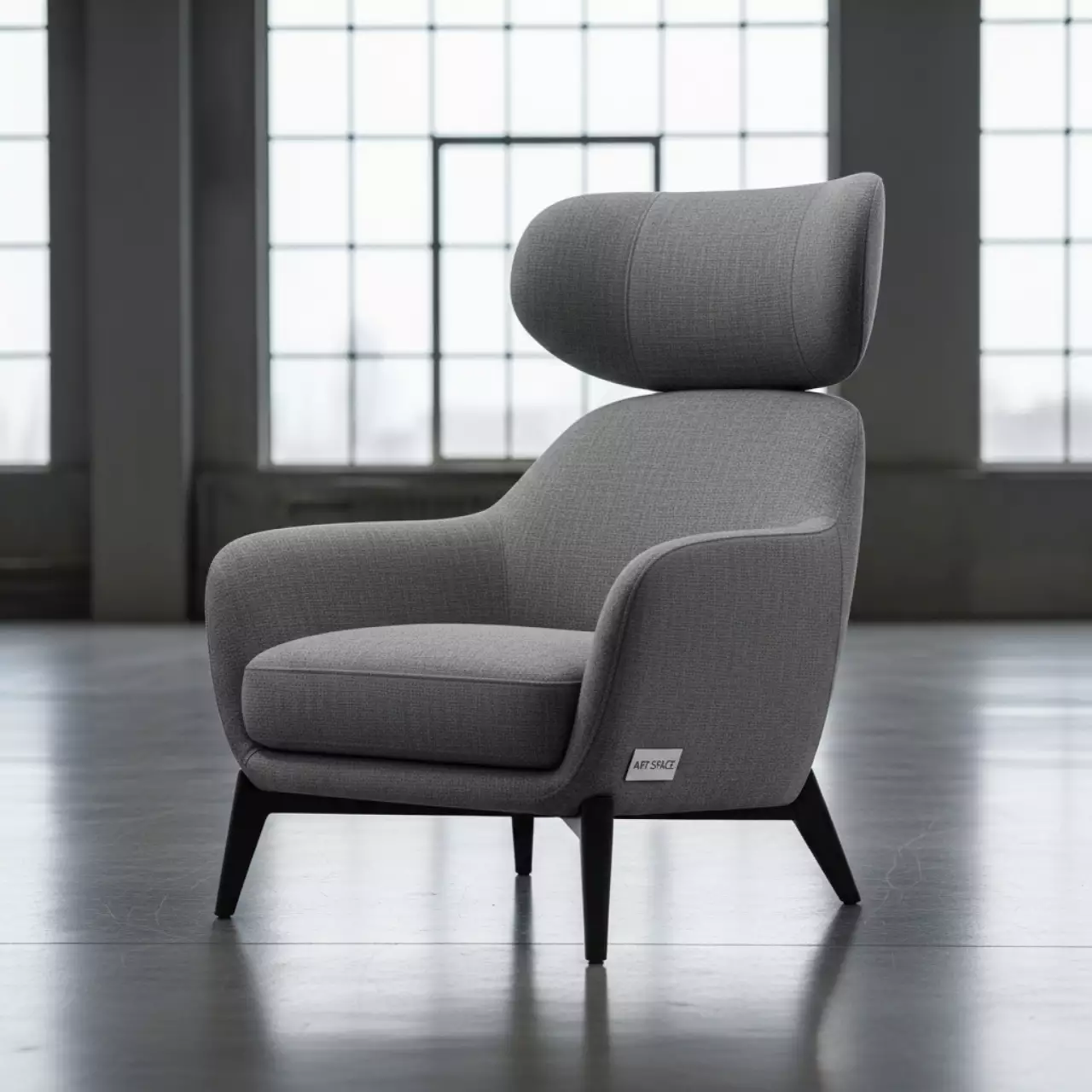 Аренда Кресло Тульста серое в VK Stadium Sirius — ART SPACE