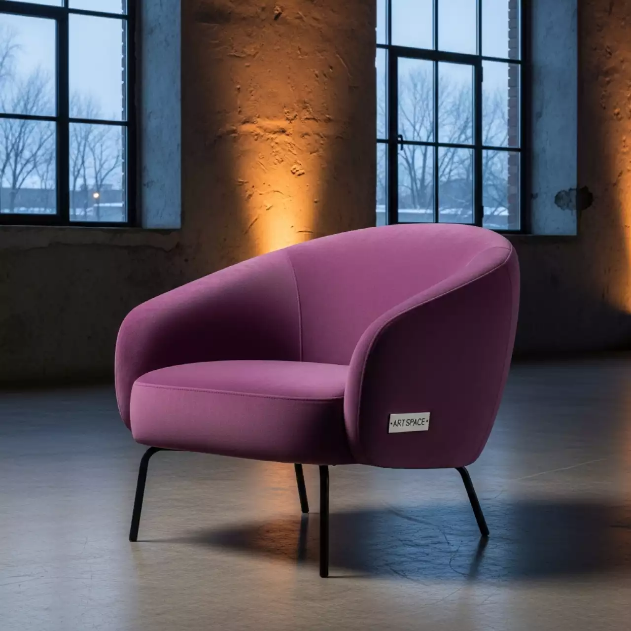 Аренда Кресло Tuttu сиреневое в банкетном зале «Дельфин» — ART SPACE