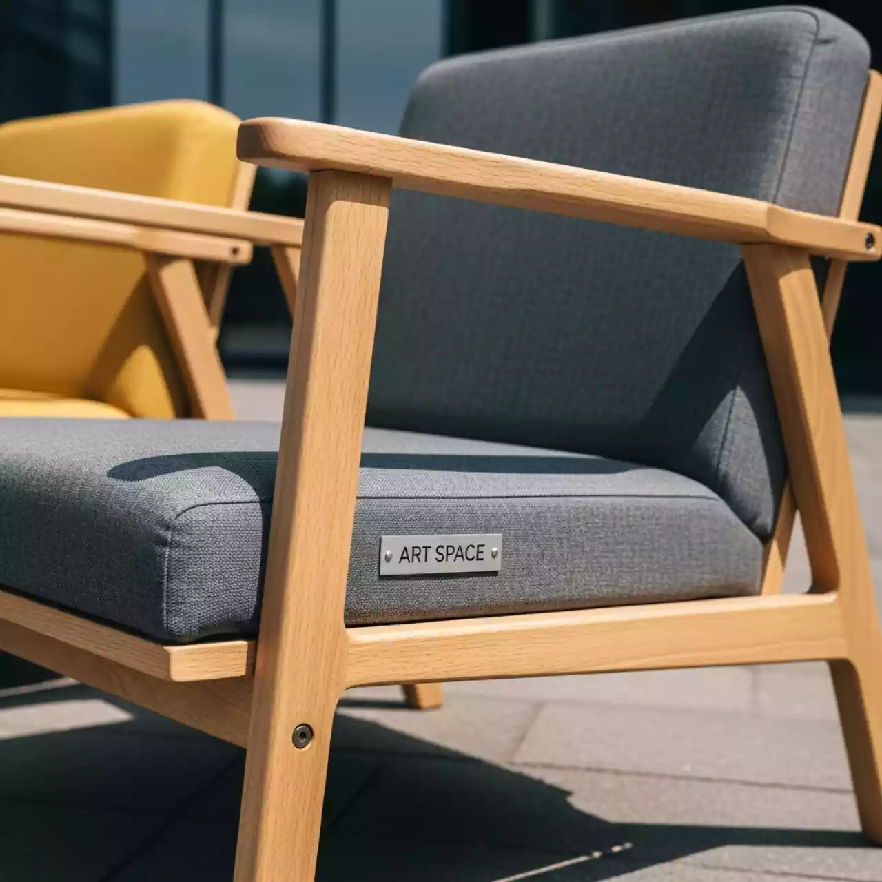 Аренда Кресло Twins деревянное в Gamma Sirius — ART SPACE