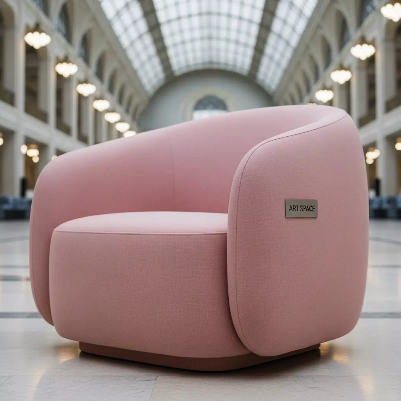 Аренда Кресло Vedbo розовое в ледовом дворце «Большой» — ART SPACE