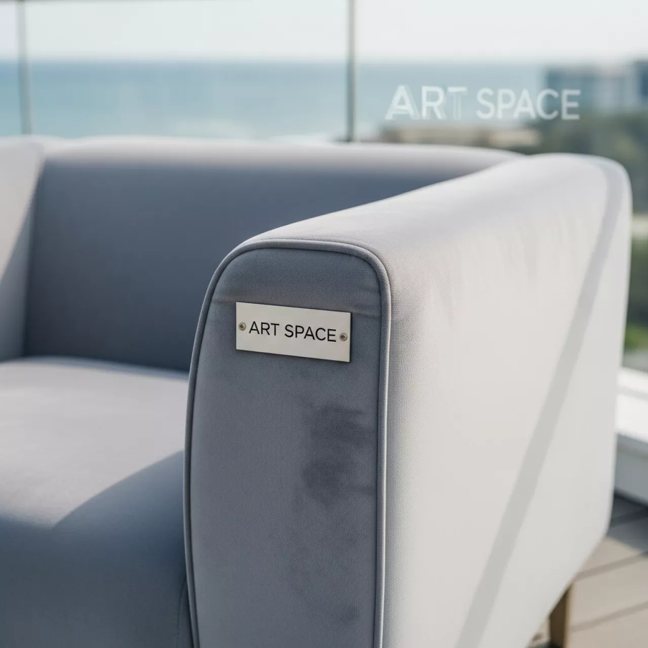 Аренда Кресло велюр светло серое Кэнди в отеле Hyatt Regency Sochi — ART SPACE